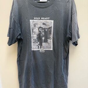 Anine Bing Wild Heart Charcoal T-Shirt Dress